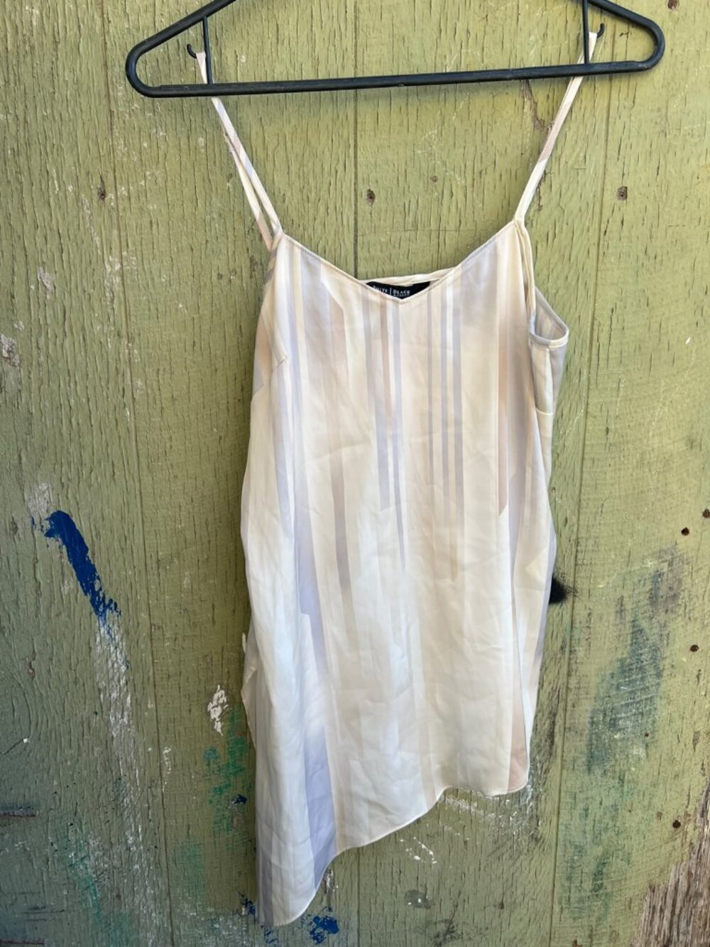 White House Black Market Satin Camisole Top Size XS Cream Ivory